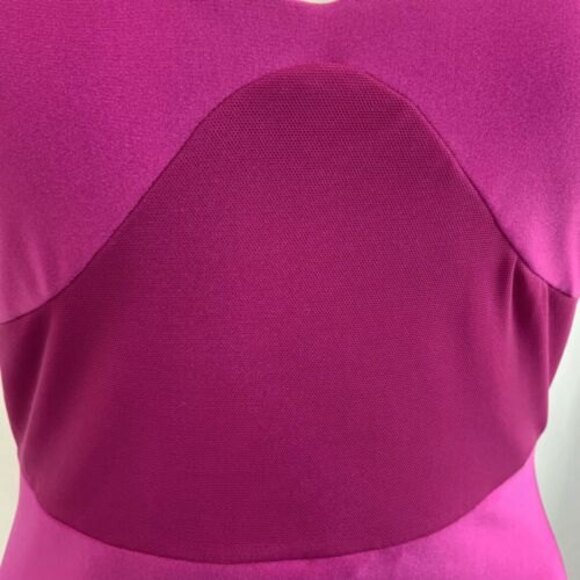 Dress the Population Mini Dress Pink Illusion Mesh Inserts L - Picture 6 of 10